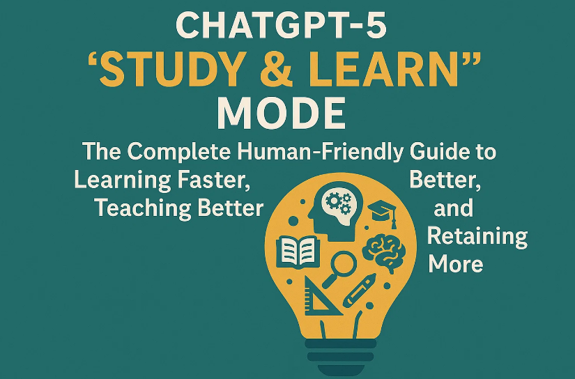 CHATGPT-5“学习与学习”模式：它现在正在更快地学习，教学更好，并保留更多