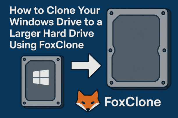 🖥️如何使用Foxclone克隆Windows驅動器到更大的硬盤驅動器