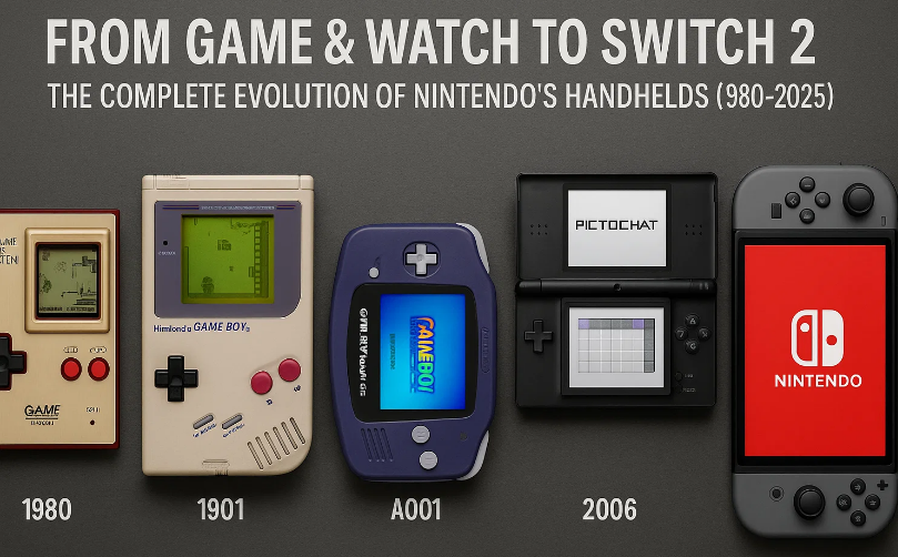 🎮从Game＆Watch到Switch 2：Nintendo手持式手持式的完整演变（1980-2025）