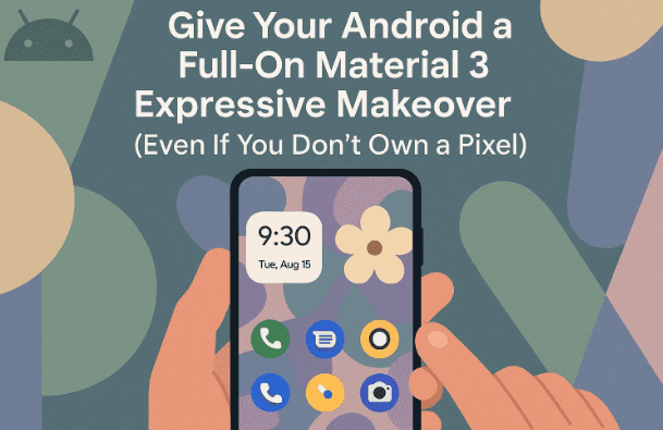 给您的Android全面材料3表达改头换面（即使您没有像素）