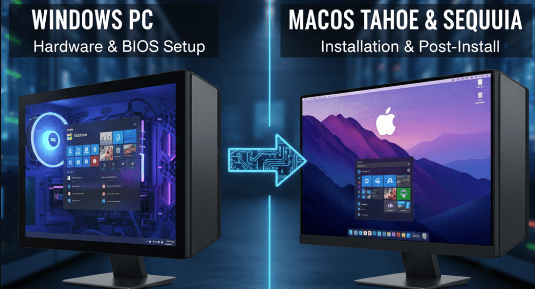 🖥️在Windows PC上安装Hackintosh Macos Tahoe和红杉