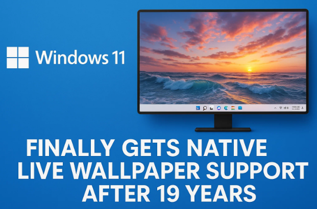 🎉Windows 11终于在19年后获得本地现场壁纸支持