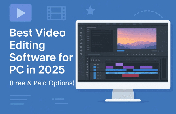 🎬2025年PC的最佳视频编辑软件（免费和付费选项）