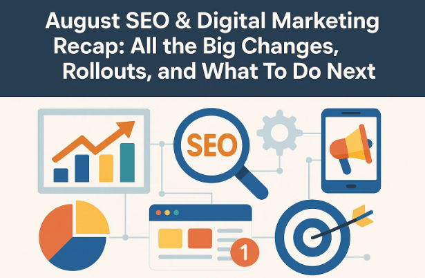🚀八月SEO和數字營銷回顧：所有重大變化，推出以及下一步要做什麼
