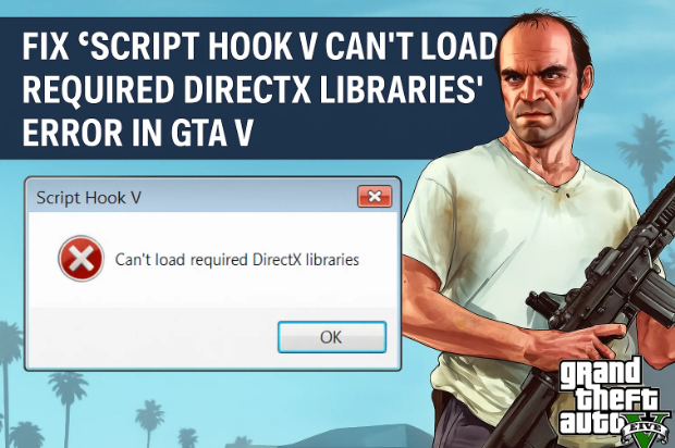 🎮修復了GTA V中的“腳本掛鉤V無法加載DirectX庫”(完整指南)中的錯誤