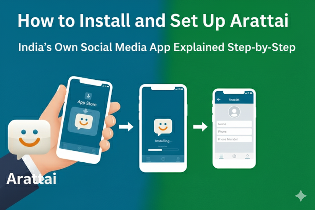 如何安装和设置Arattai：印度自己的社交媒体应用程序逐步解释