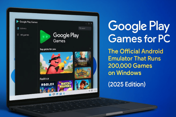 🎮 Google Play Games for PC：可在 Windows 上运行 200,000 款游戏的官方 Android 模拟器（2025 版）