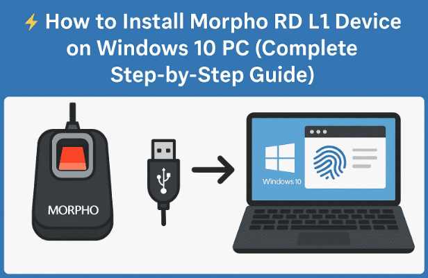 ⚡如何在 Windows 10 PC 上安装 Morpho RD L1 设备（完整的分步指南）