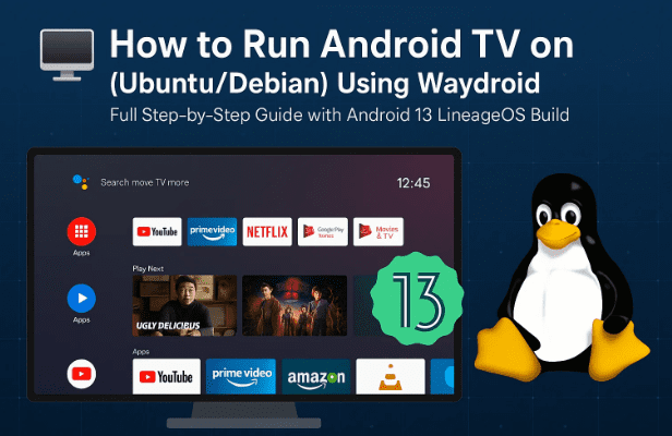 🖥️ 如何使用 Waydroid 在 Linux (Ubuntu/Debian) 上运行 Android TV 