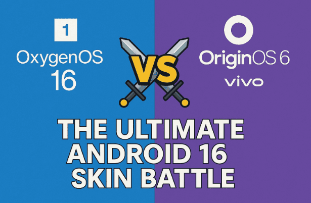 ⚔️ OxygenOS 16 vs OriginOS 6：OnePlus 和 Vivo 之间的终极 Android 16 皮肤之战