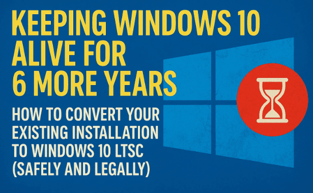 让 Windows 10 继续存活 6 年：如何将现有安装转换为 Windows 10 LTSC（安全合法）