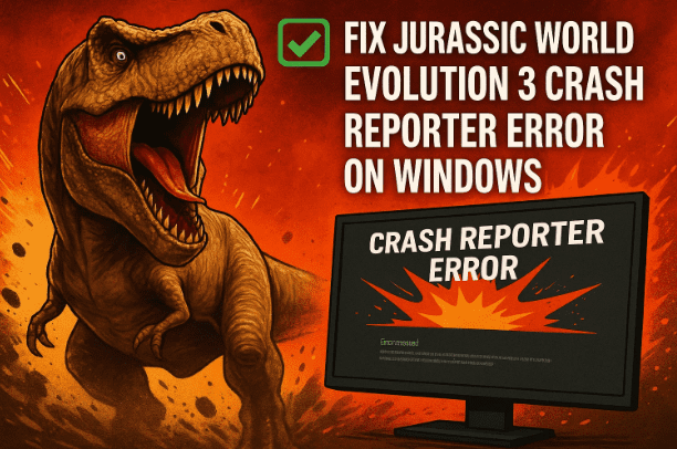 修复 Windows 上的《侏罗纪世界：进化 3》崩溃报告器错误 🦖