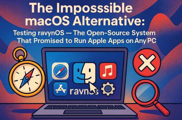 🧭 不可能的 macOS 替代方案：测试 ravynOS 