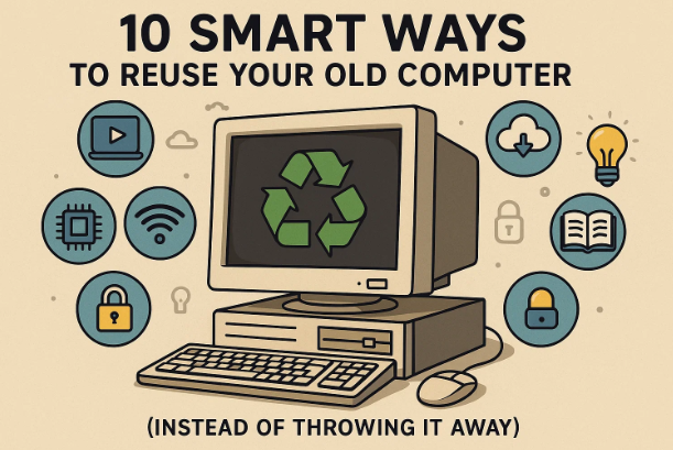 💻重复使用旧计算机的10种聪明方法（而不是将其扔掉）