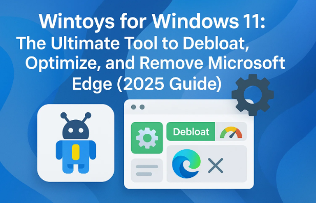 Wintoys for Windows 11：消除、優化和刪除 Microsoft Edge 的終極工具（2025 年指南）⚙️