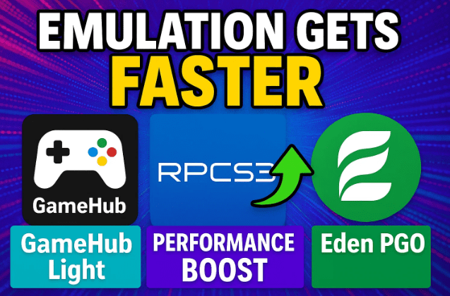 🎮 仿真变得更快：GameHub Light、RPCS3 性能提升和 Eden PGO 解释