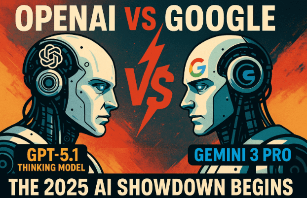 🤖 OpenAI vs Google：GPT-5.1 思维模型 vs Gemini 3 Pro—