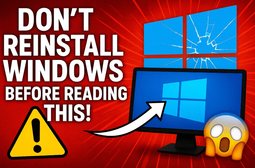 🖥️ 在阅读本文之前不要重新安装 Windows！