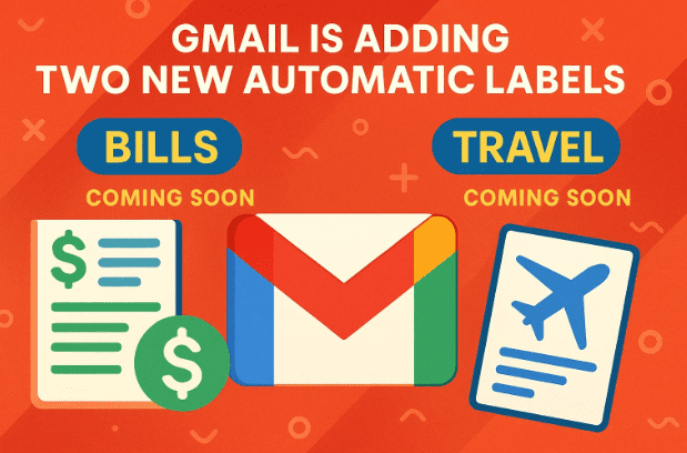📩 Gmail 即将添加两个新的自动标签