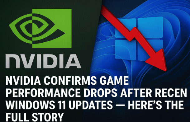 NVIDIA 确认最近 Windows 更新后游戏性能下降：深入了解发生的情况