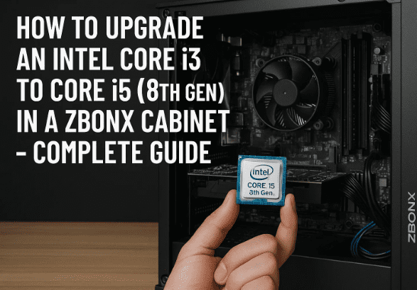 如何在 ZBonx 机柜中将 Intel Core i3 升级到 Core i5（第 8 代）