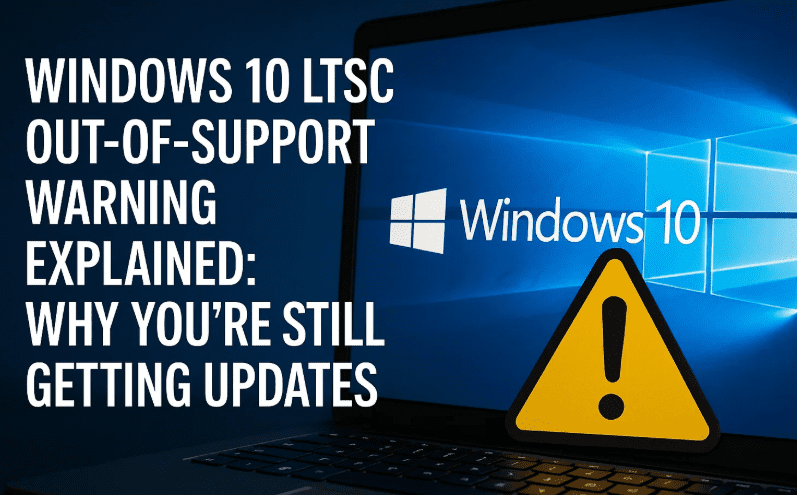 Windows 10 LTSC 不支持警告解释：为什么您仍然获得更新