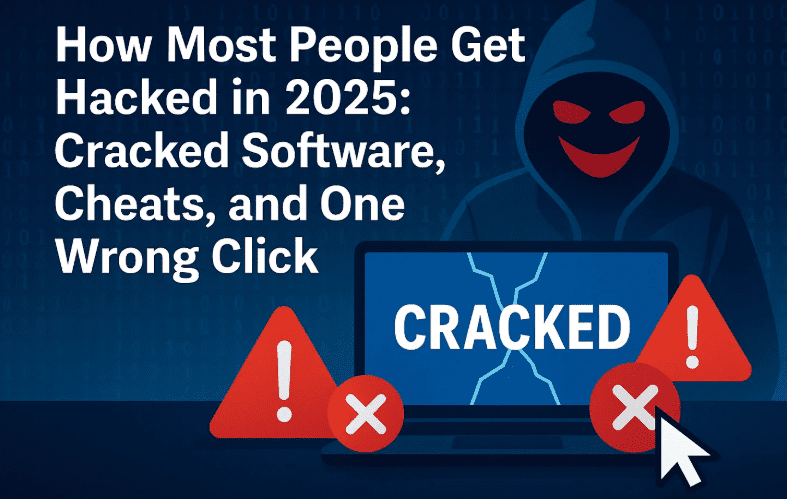 2025 年大多数人如何遭受黑客攻击：破解软件、作弊和一次错误点击